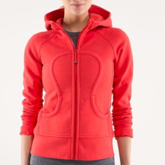 lululemon athletica Jackets & Blazers - Red Lululemon Scuba Hoodie / Jacket